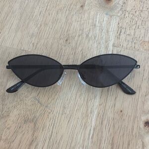 Black Cat-Eye Sunglasses